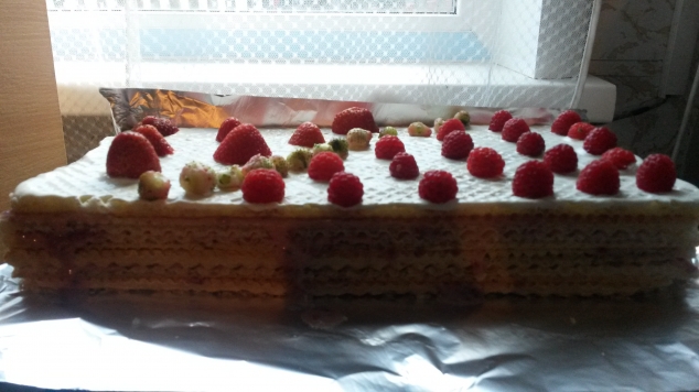 Тортик с летними ягодками