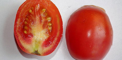 Почему у помидоров появляются белые прожилки в мякоти?