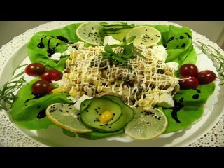 Капуста Романеско, брокколи с кальмарами в сметане